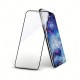 Folie de protectie din sticla 6D compatibila cu iPhone X Contur Negru